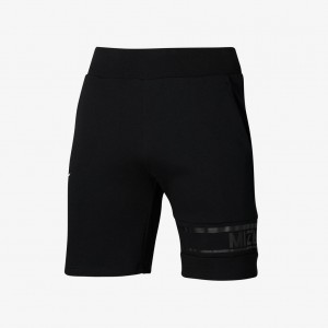 Black Mizuno ATHLETIC GRAPHIC HALF PANT | SG_MZN66623