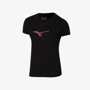 Black Mizuno ATHLETIC RB TEE | SG_MZN66675