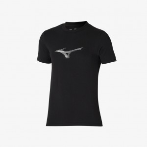 Black Mizuno ATHLETIC RB TEE | SG_MZN76555