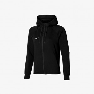 Black Mizuno ATHLETIC SWEAT JACKET | SG_MZN98558