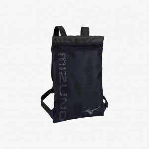 Black Mizuno DRAWSTRING BAG | SG_MZN82156