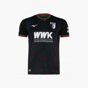 Black Mizuno FC AUGSBURG 2023/24 THIRD JERSEY | SG_MZN45481