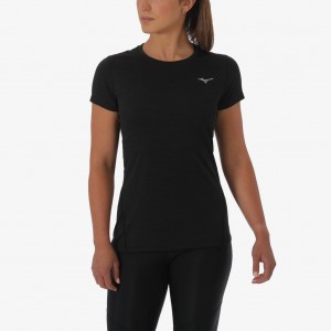 Black Mizuno IMPULSE CORE TEE | SG_MZN21101