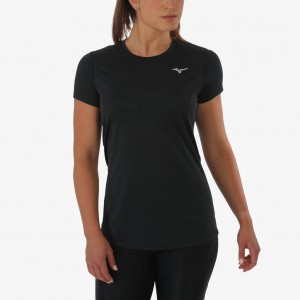 Black Mizuno IMPULSE GRAPHIC TEE | SG_MZN62009