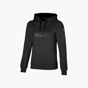 Black Mizuno MIZUNO HOODY | SG_MZN12367