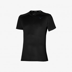 Black Mizuno MIZUNO TWO LOOPS 8 TEE | SG_MZN15037