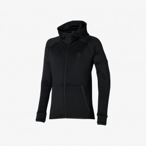 Black Mizuno SWEAT HOODY SR4 | SG_MZN50023