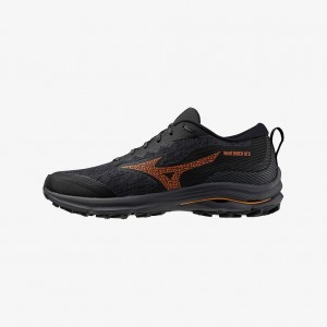 Black Mizuno WAVE RIDER GTX 2E WIDE | SG_MZN32731