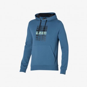 Blue Mizuno ATHLETIC GRAPHIC HOODY | SG_MZN82552