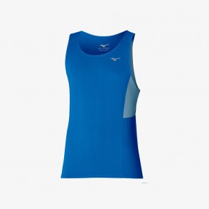 Blue Mizuno DRYAEROFLOW TANK | SG_MZN77224