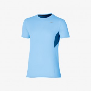 Blue Mizuno DRYAEROFLOW TEE | SG_MZN31450