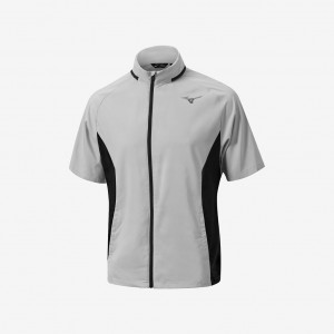 Grey Mizuno MIZUNO DRIZZLE HOODIE T | SG_MZN80008