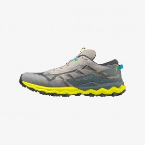 Grey Yellow Mizuno WAVE DAICHI 7 | SG_MZN21558