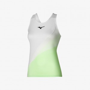 White Green Mizuno RELEASE PRINTED TANK | SG_MZN65015