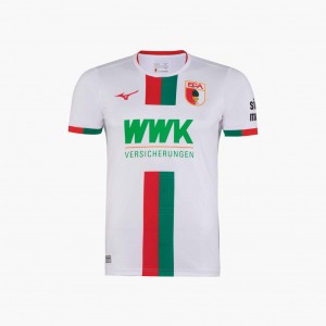 White Mizuno FC AUGSBURG 2023/24 HOME JERSEY | SG_MZN42132