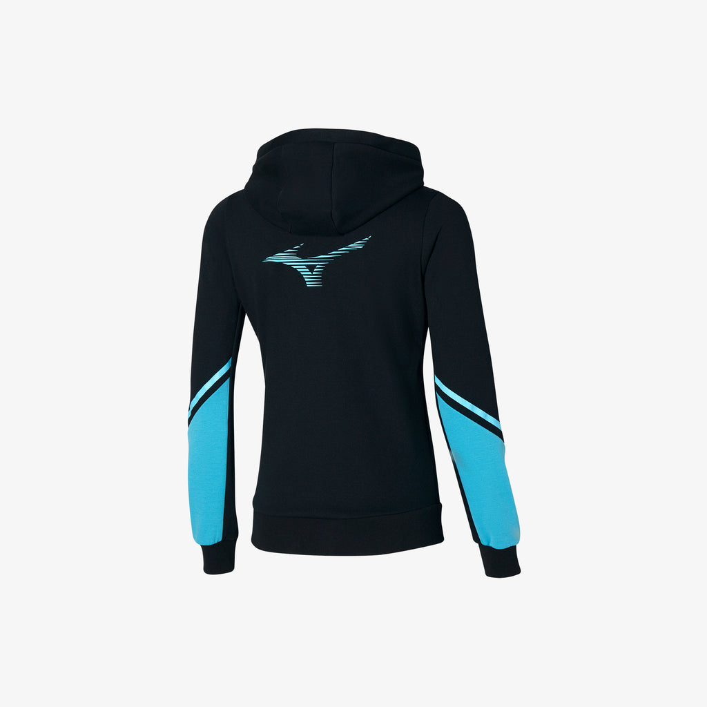 Black Blue Mizuno ATHLETIC SWEAT JACKET | SG_MZN51313