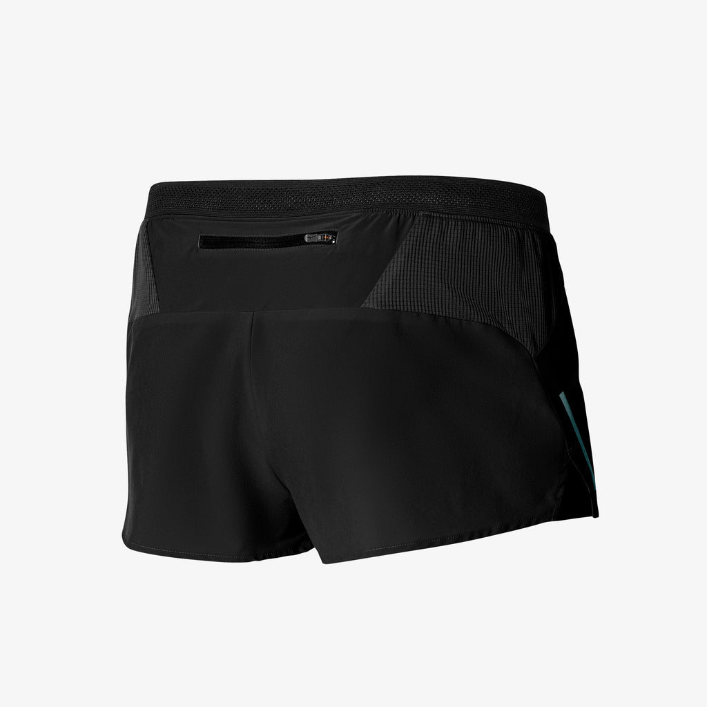 Black Mizuno AERO SPLIT 1.5 SHORT | SG_MZN62064