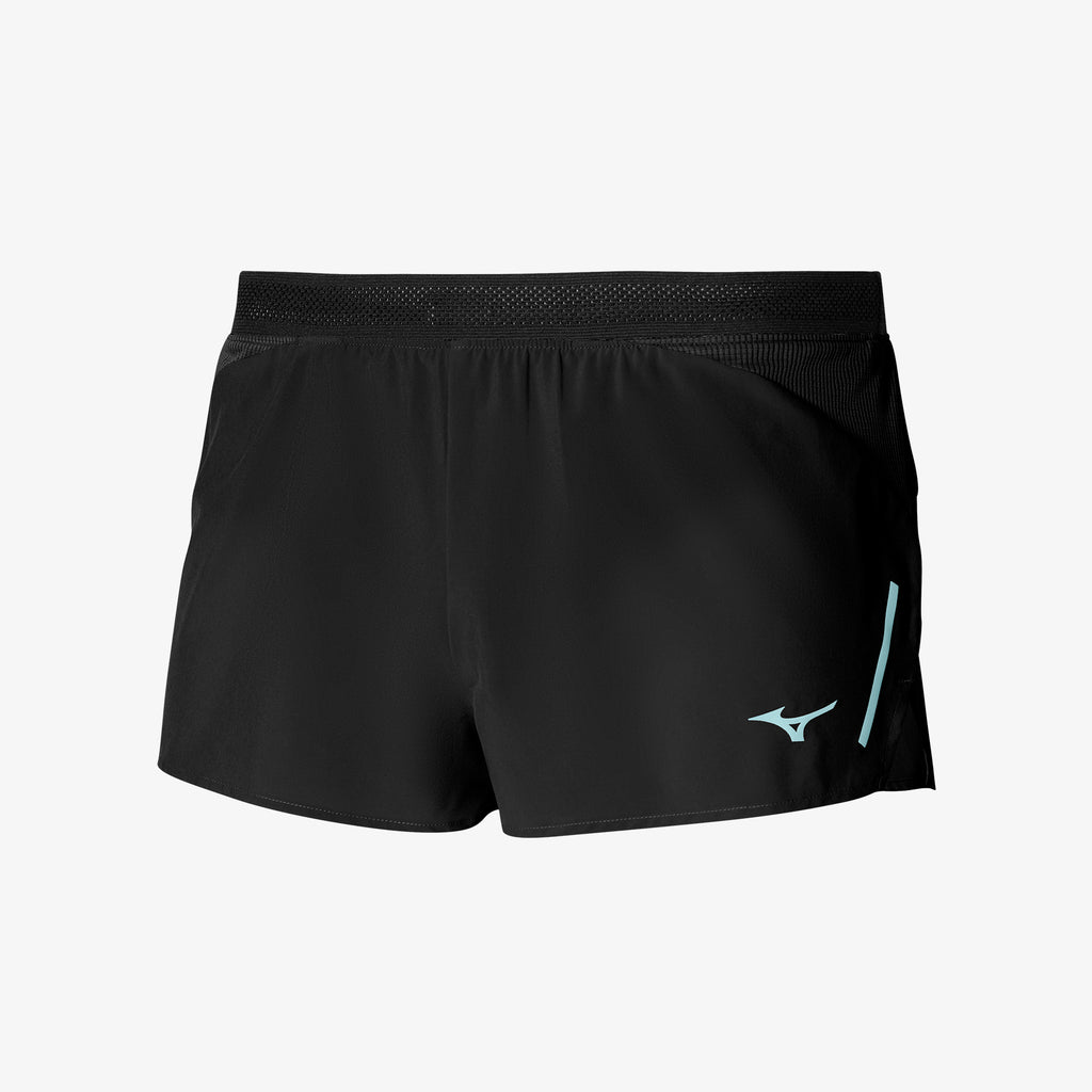 Black Mizuno AERO SPLIT 1.5 SHORT | SG_MZN62064