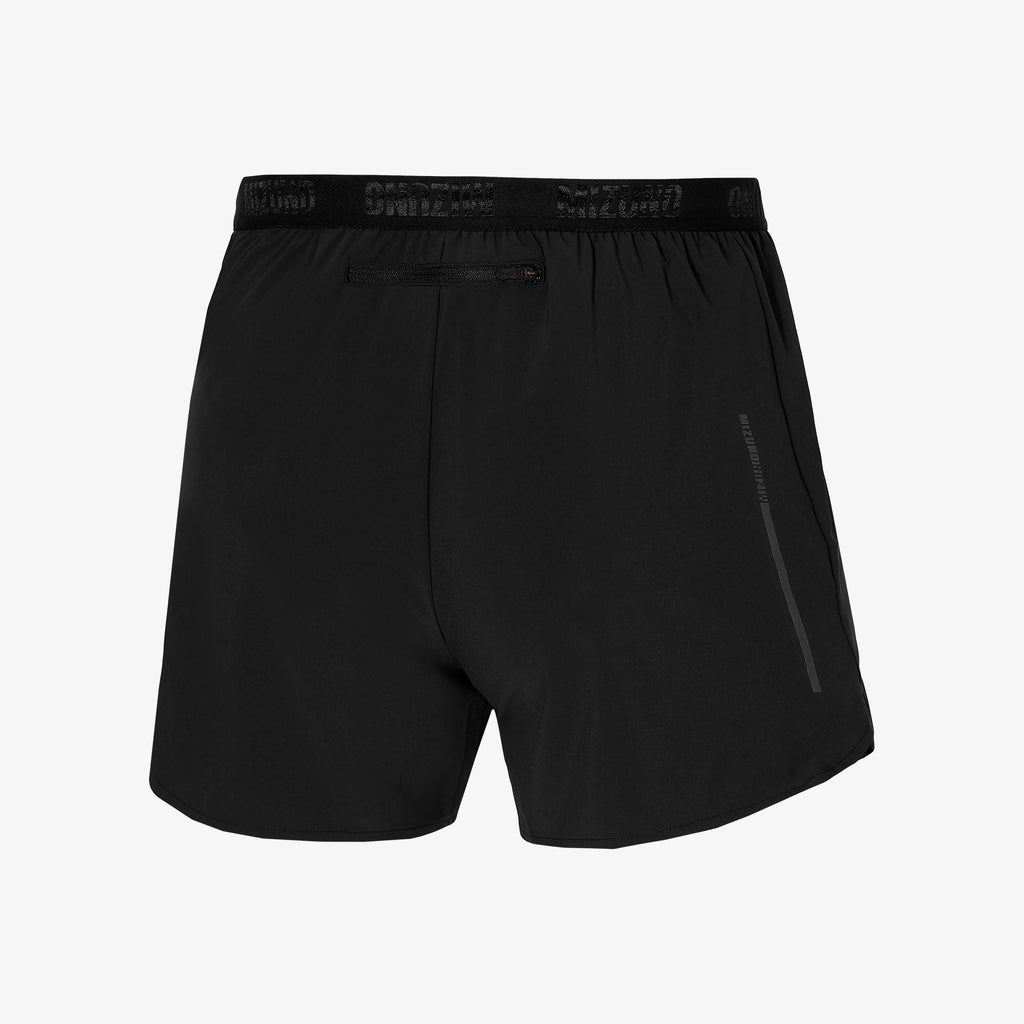 Black Mizuno AERO SPLIT 4.5 SHORT | SG_MZN34263