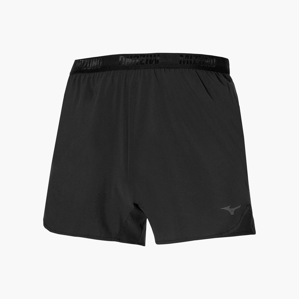 Black Mizuno AERO SPLIT 4.5 SHORT | SG_MZN34263