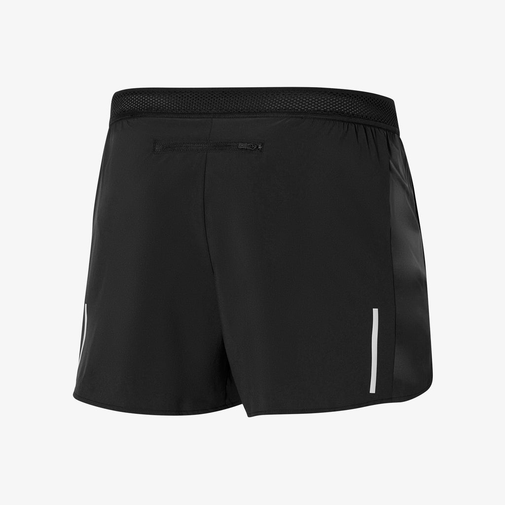 Black Mizuno AERO SPLIT 4.5 SHORT | SG_MZN74253