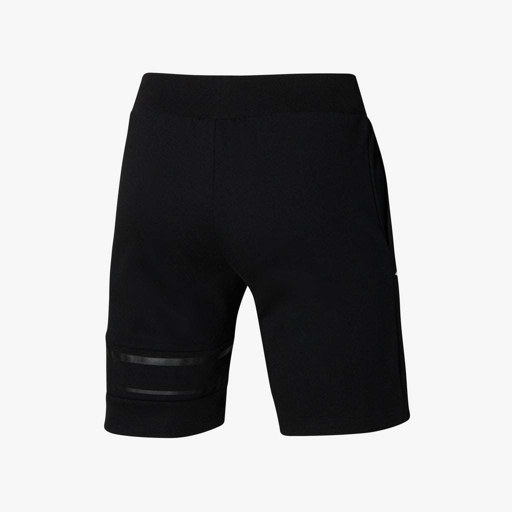 Black Mizuno ATHLETIC GRAPHIC HALF PANT | SG_MZN13524