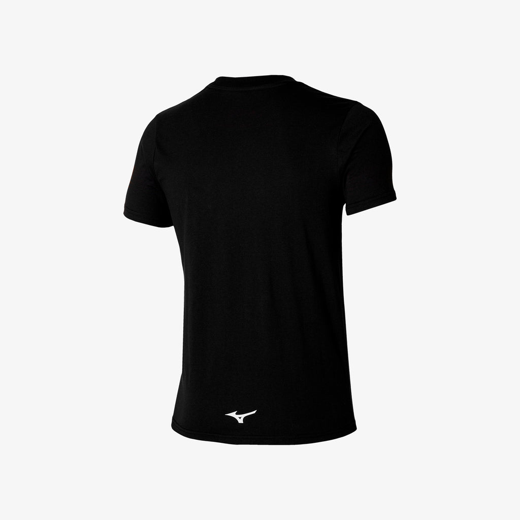 Black Mizuno ATHLETIC RB TEE | SG_MZN17657