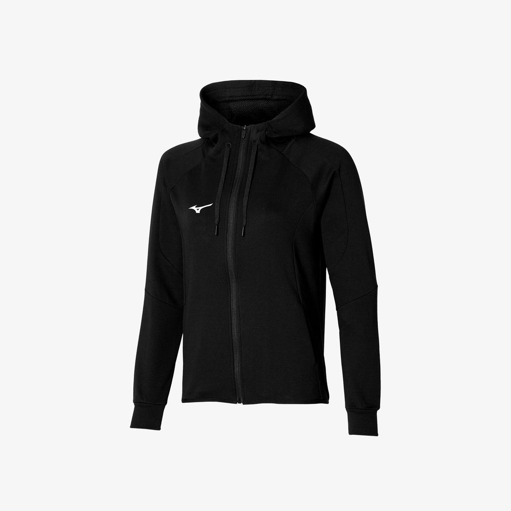 Black Mizuno ATHLETIC SWEAT JACKET | SG_MZN41172