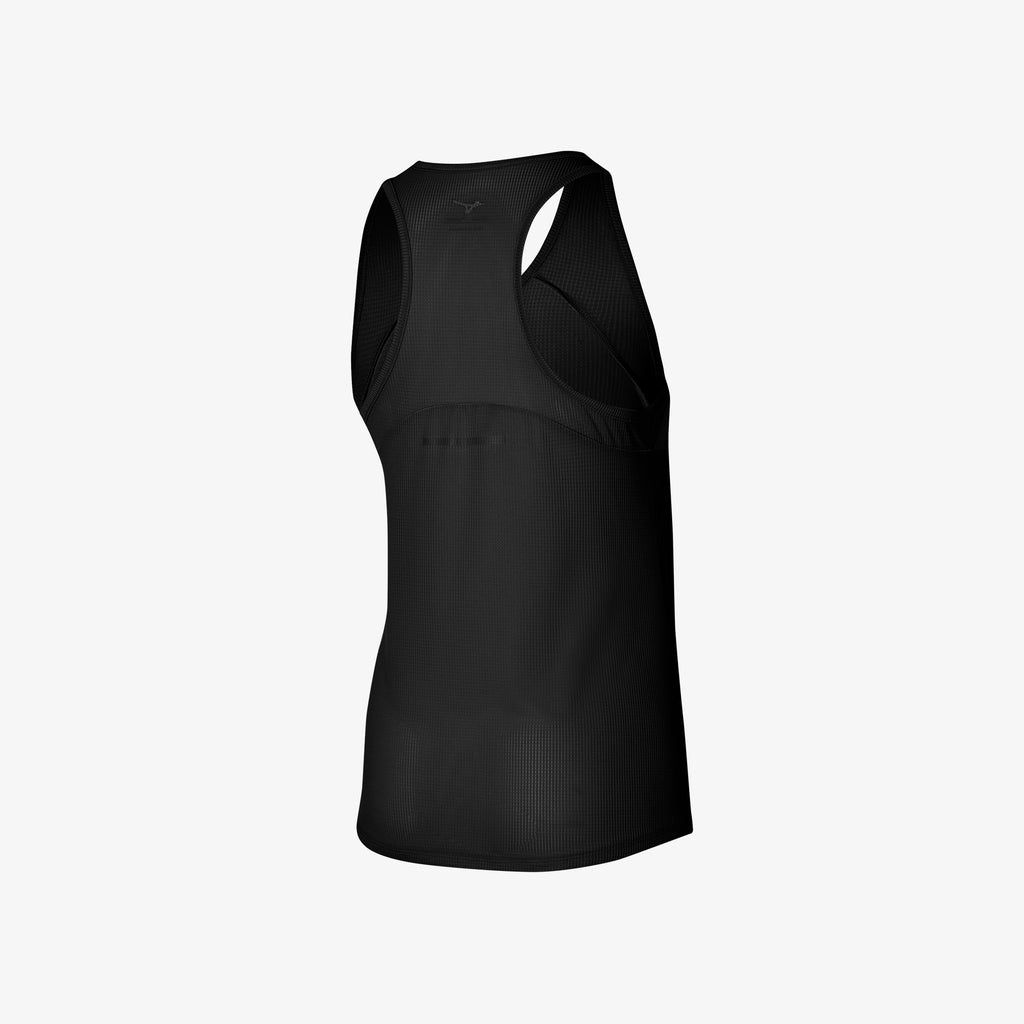 Black Mizuno DRY AEROFLOW TANK | SG_MZN42567