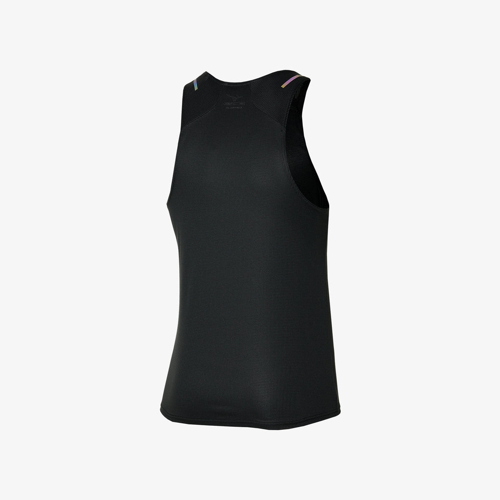 Black Mizuno DRY AEROFLOW TANK | SG_MZN74575