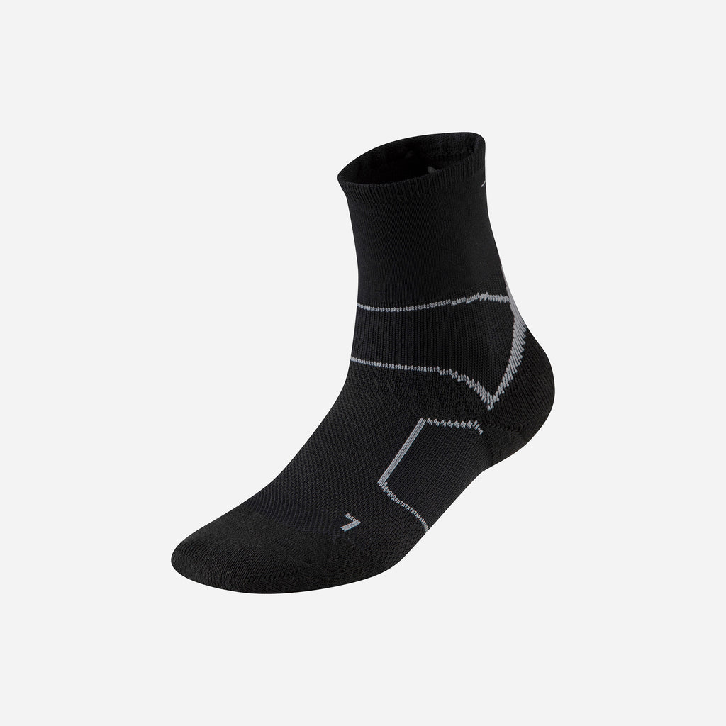 Black Mizuno ER TRAIL SOCK | SG_MZN44624