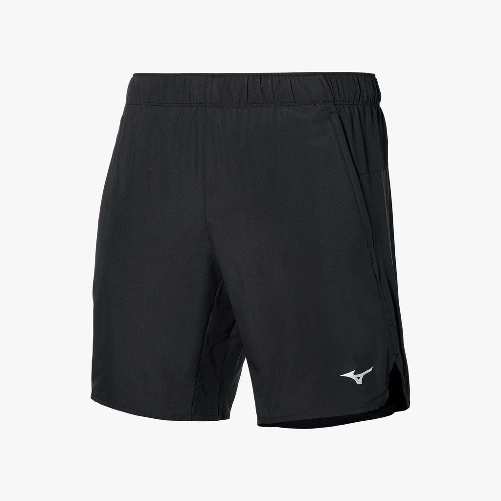 Black Mizuno IMPULSE 7.5 2IN1 SHORT | SG_MZN38989