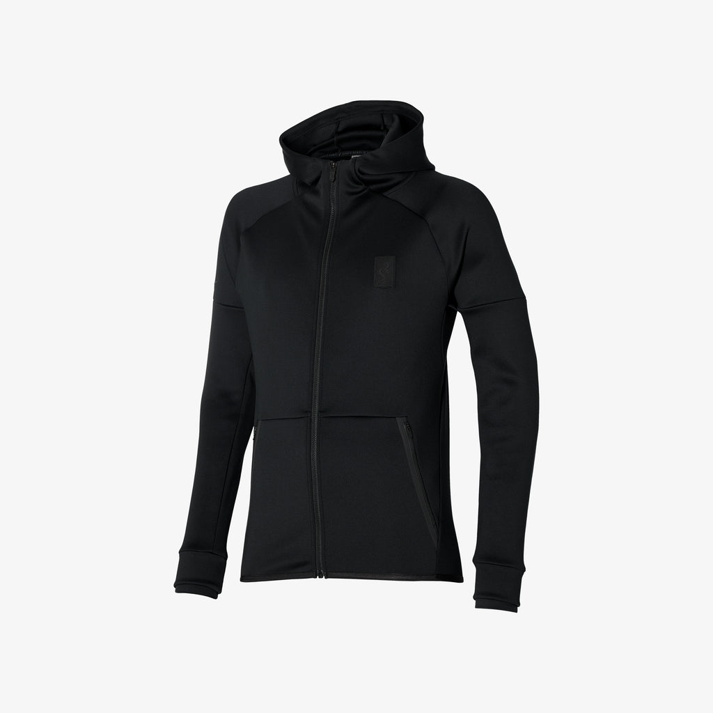 Black Mizuno SWEAT HOODY SR4 | SG_MZN10734