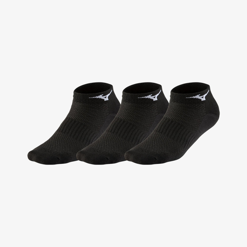 Black Mizuno TRAINING MID SOCK (3 PACK) | SG_MZN16912