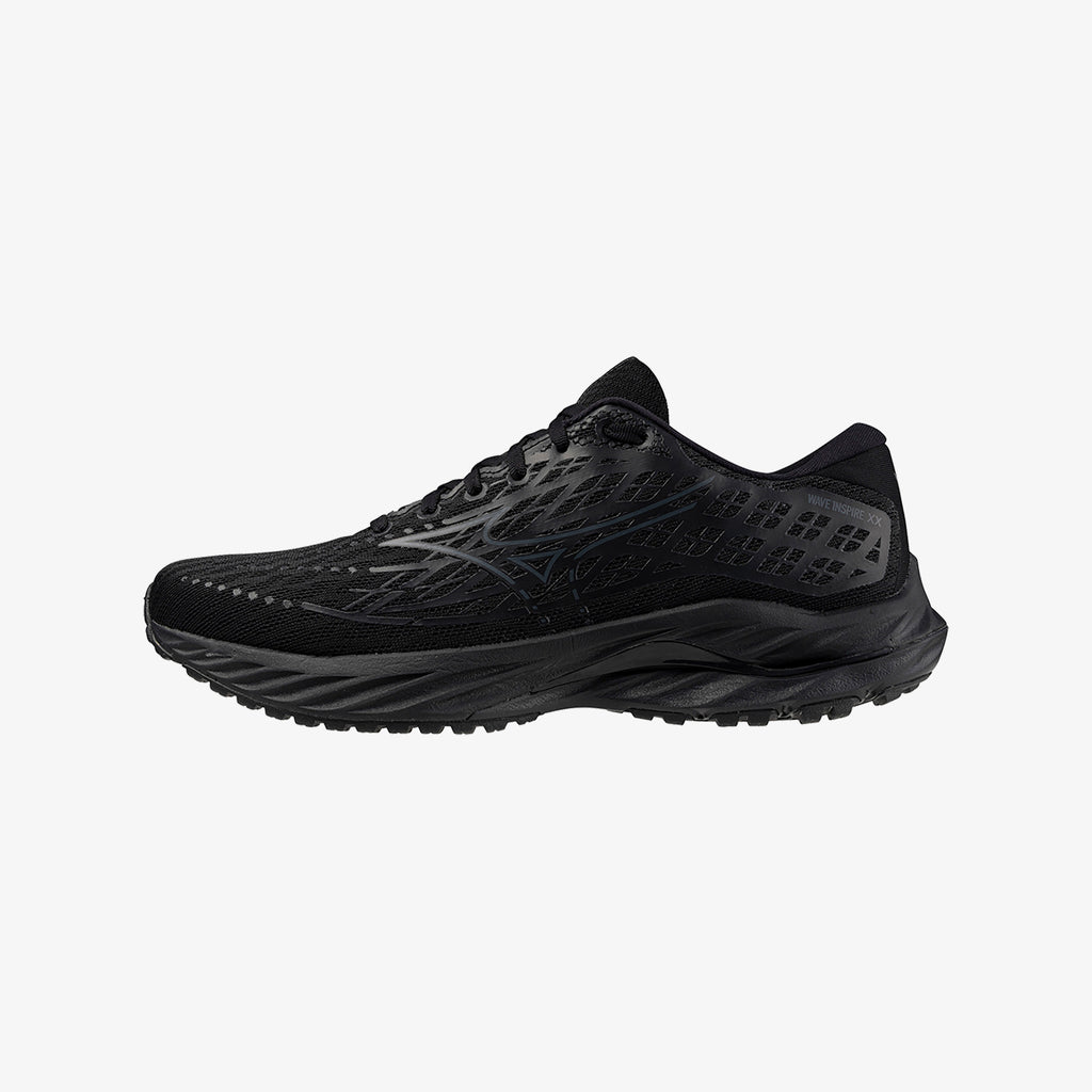 Black Mizuno WAVE INSPIRE 20 WIDE | SG_MZN45221