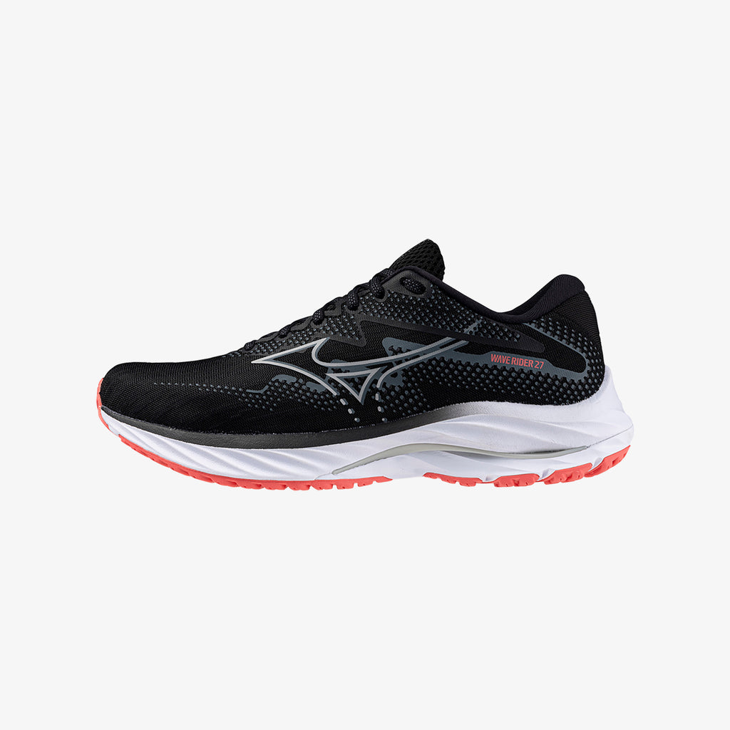 Black Mizuno WAVE RIDER 27 WIDE | SG_MZN63298