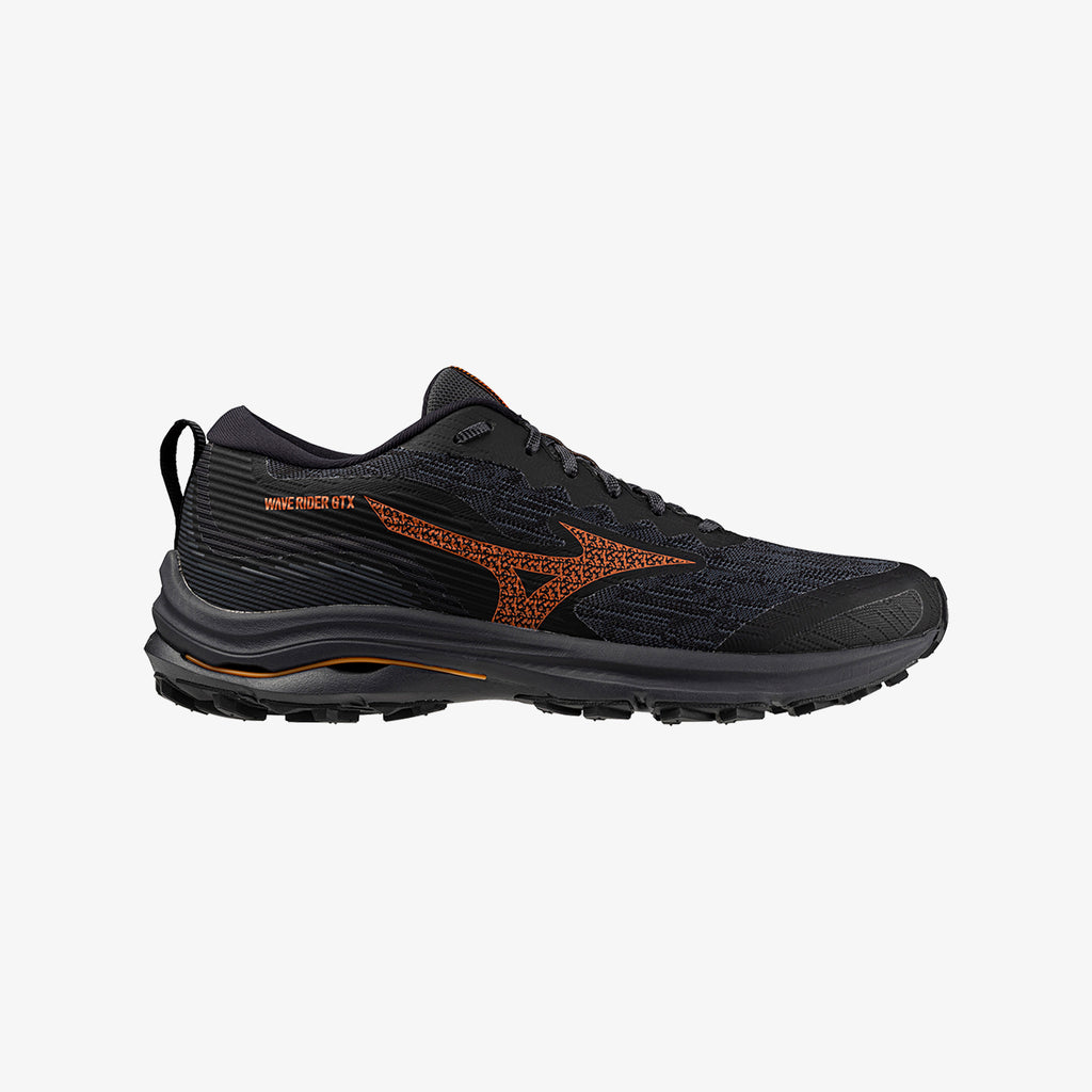 Black Mizuno WAVE RIDER GTX 2E WIDE | SG_MZN32731