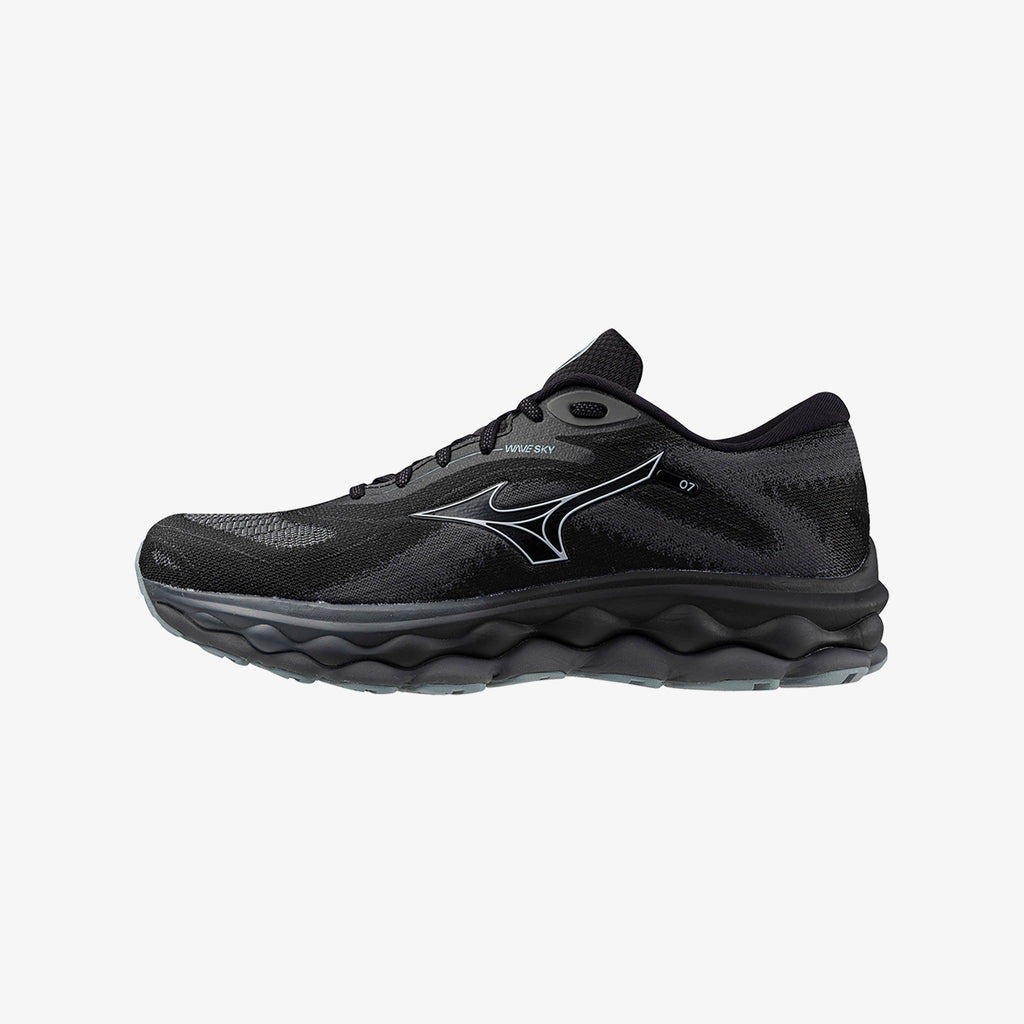 Black Mizuno WAVE SKY 7 (2E WIDE) | SG_MZN22717