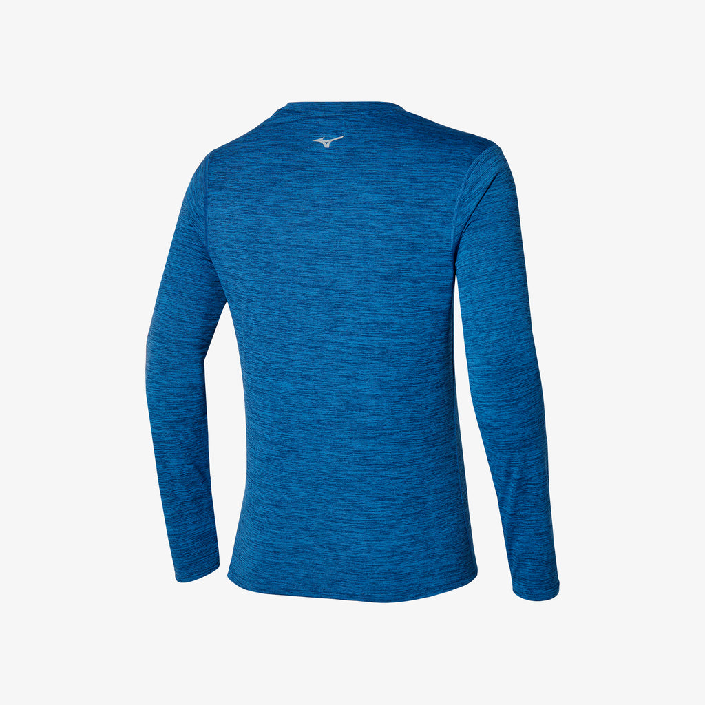 Blue Mizuno IMPULSE LS TEE | SG_MZN31546