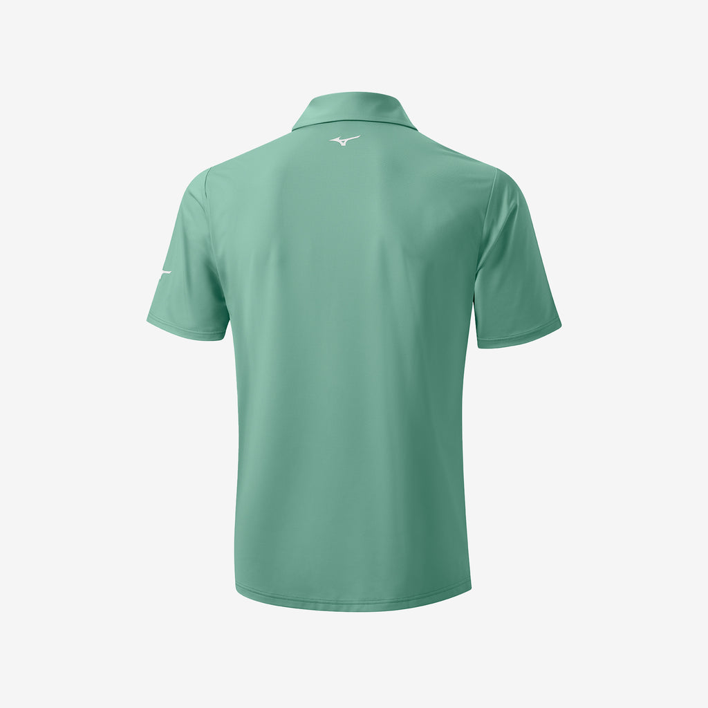 Green Mizuno MIZUNO CALI STRIPE POLO | SG_MZN71736