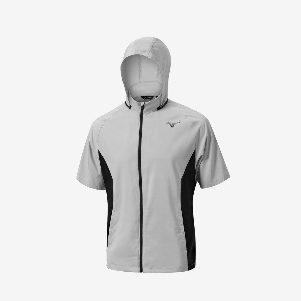 Grey Mizuno MIZUNO DRIZZLE HOODIE T | SG_MZN80008