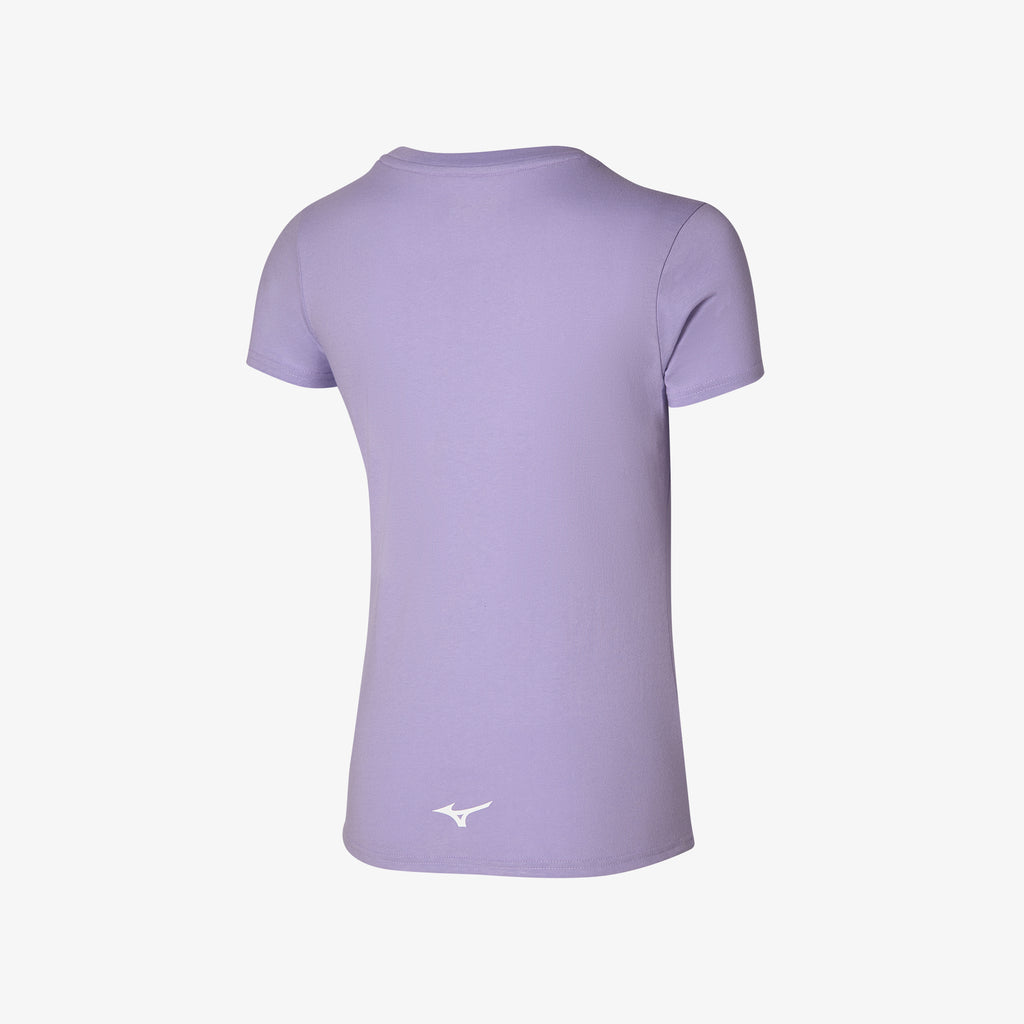 Purple Mizuno ATHLETIC MIZUNO TEE | SG_MZN27280