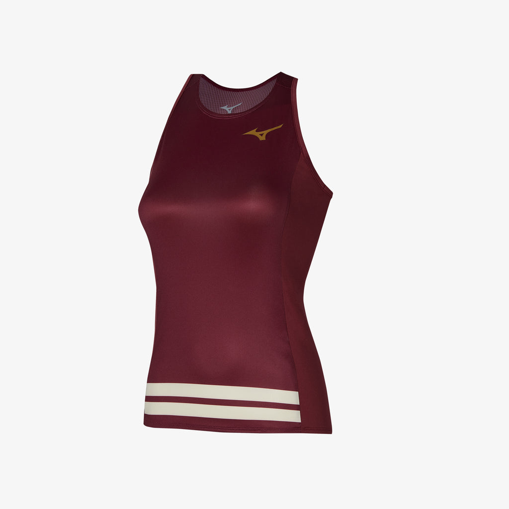 Red Mizuno PRINTED TANK | SG_MZN81838