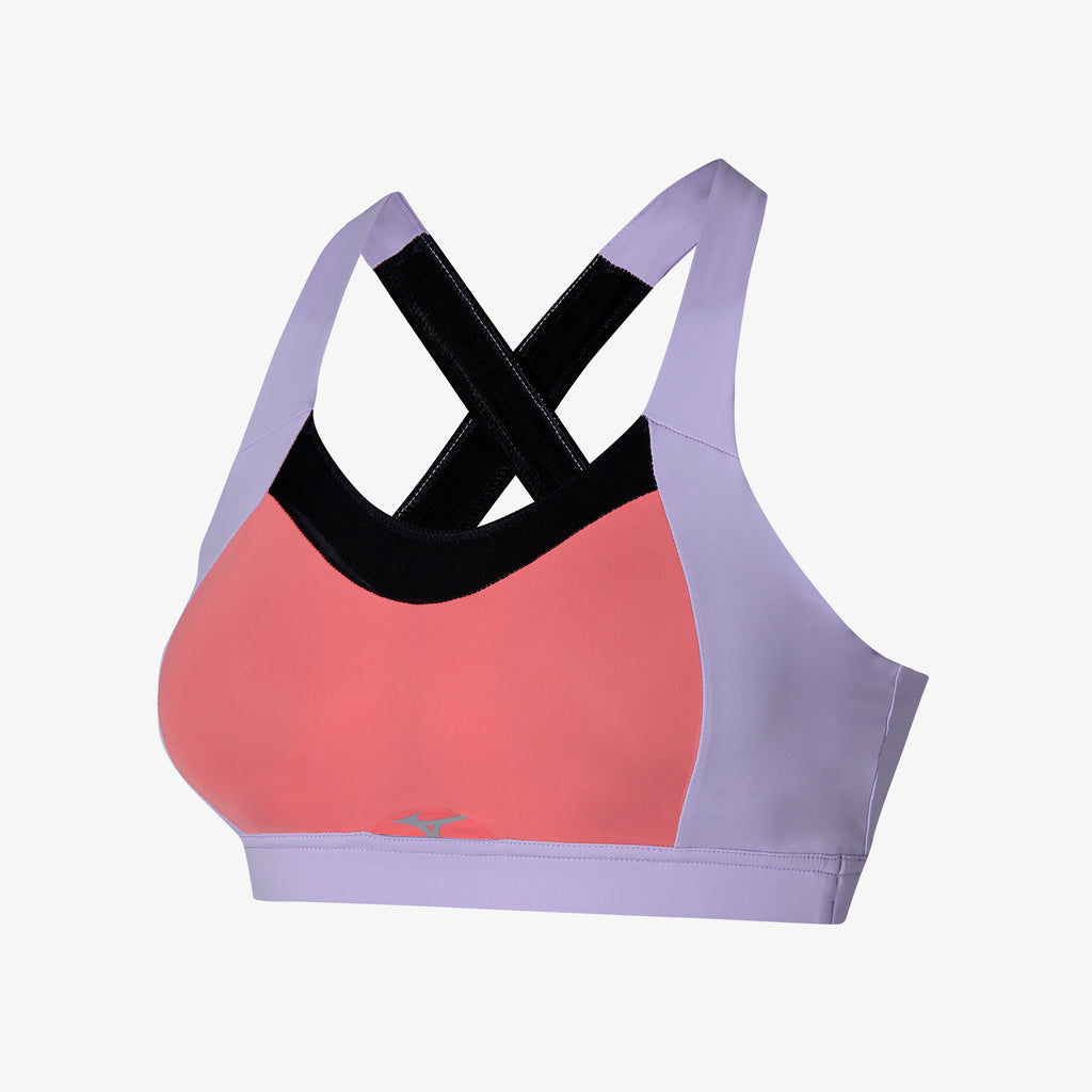 Red Purple Mizuno HIGH SUPPORT BRA | SG_MZN97415