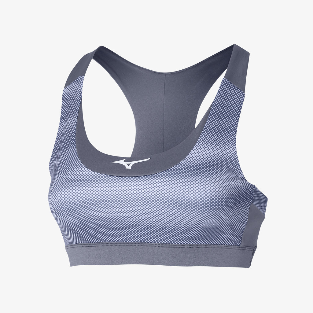 Silver Grey Mizuno ALPHA GRAPHIC BRA | SG_MZN85336