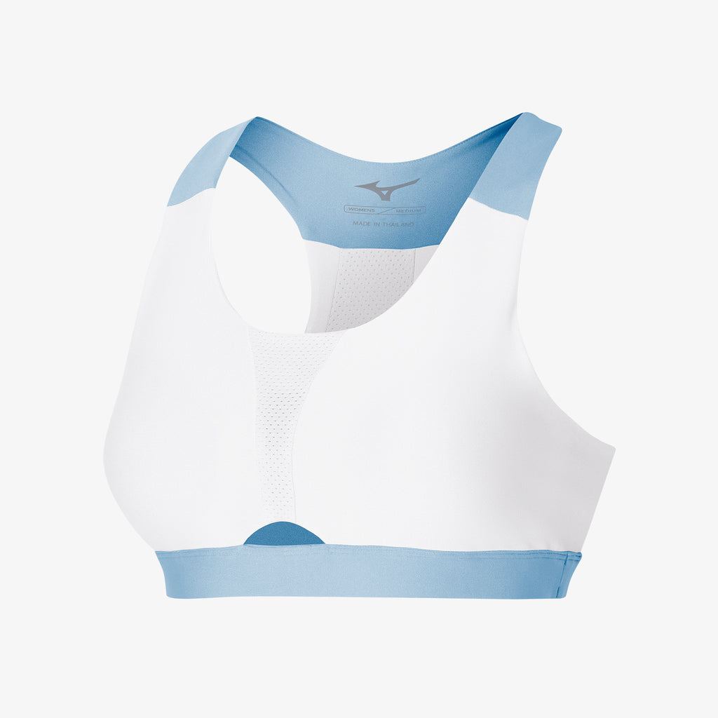 White Blue Mizuno HIGH SUPPORT BRA | SG_MZN61500