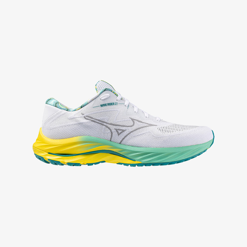 White Green Yellow Mizuno WAVE RIDER 27 SSW (U) | SG_MZN52759