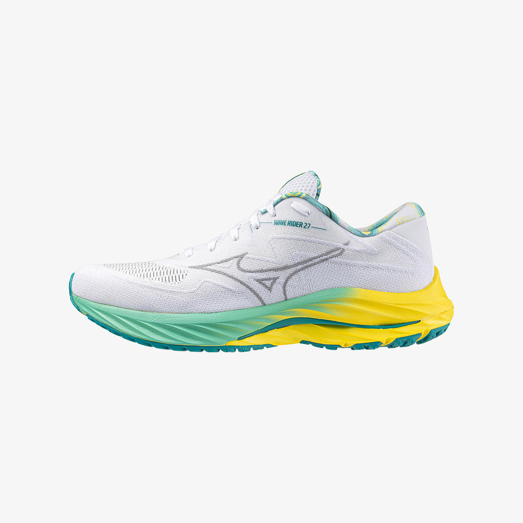 White Green Yellow Mizuno WAVE RIDER 27 SSW (U) | SG_MZN52759