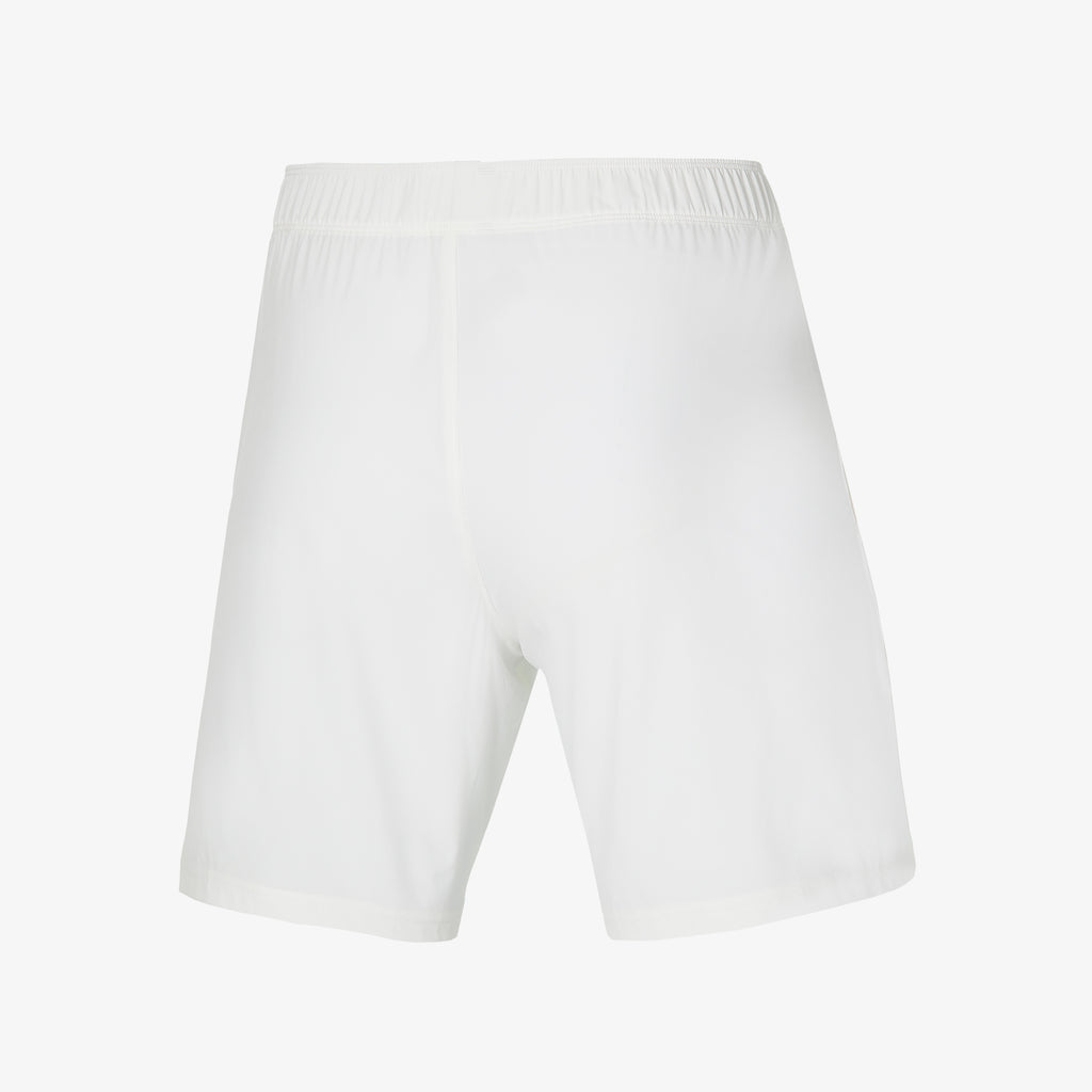 White Mizuno 8 IN FLEX SHORT | SG_MZN49019