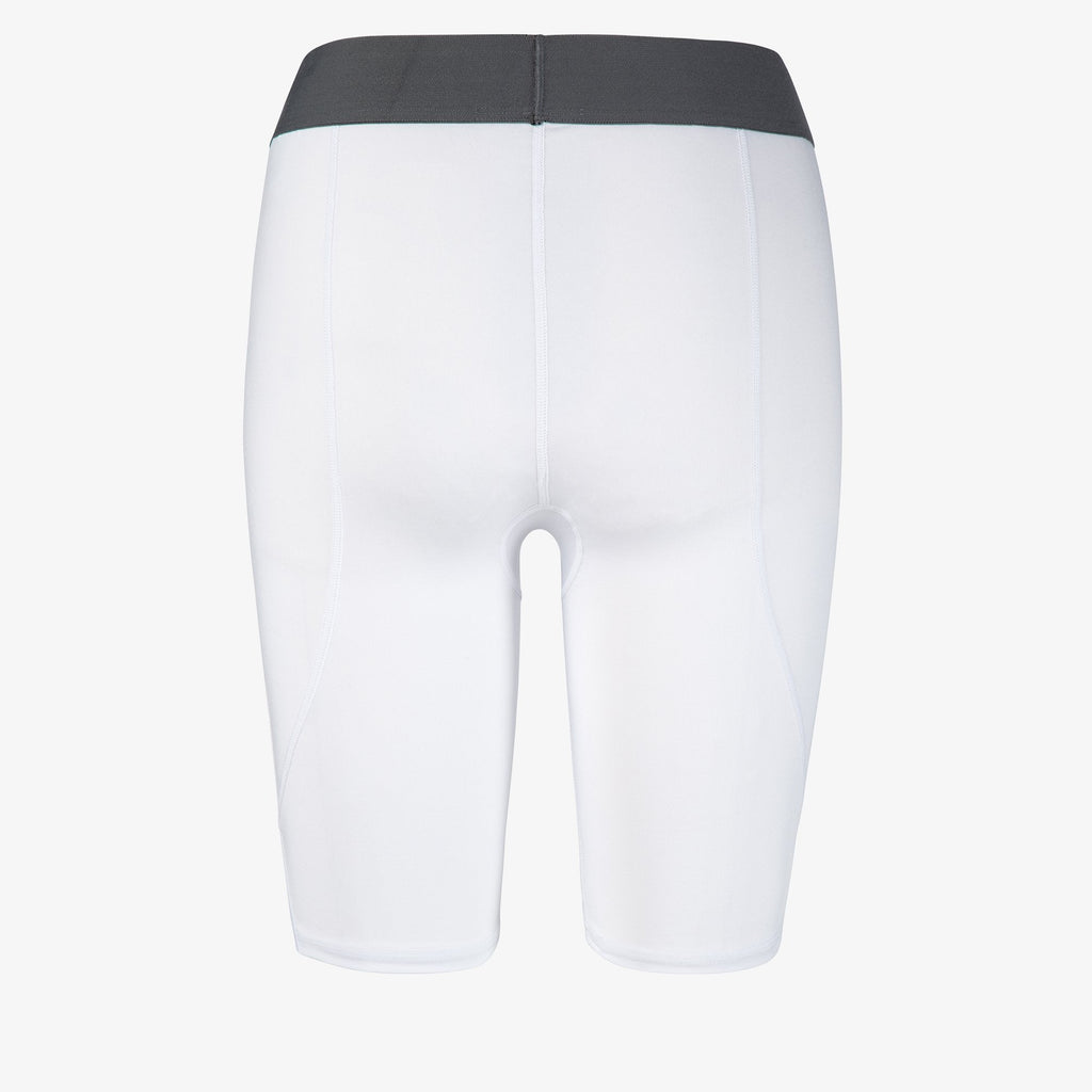 White Mizuno COMPRESSION SLIDING SHORT | SG_MZN68771